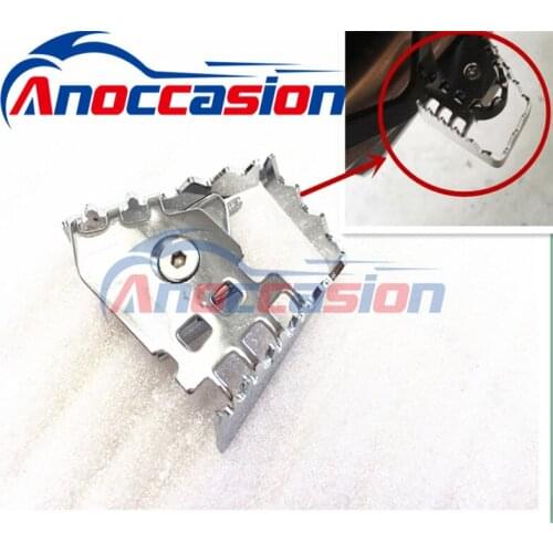 Sliver Rear Foot Brake Lever Pedal Shifter Peg Enlarge Extension For F800GS F700GS F650GS R1150GS R1200GS F 800/700/650 GS F750