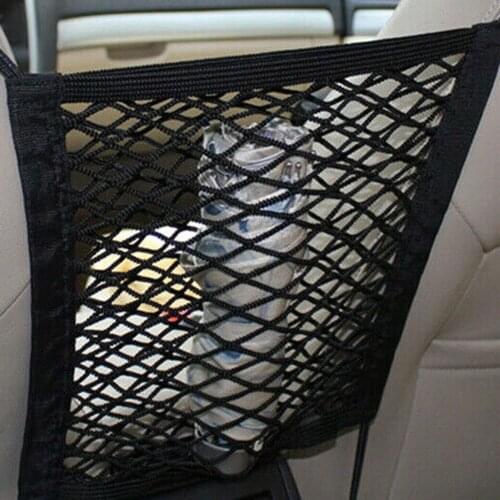 Car Mesh Organizer Seat Rear Net Back Seat Bag Pet Cargo Cloth Universal Multifunction Storage Debris Bags Storage Net Bag
