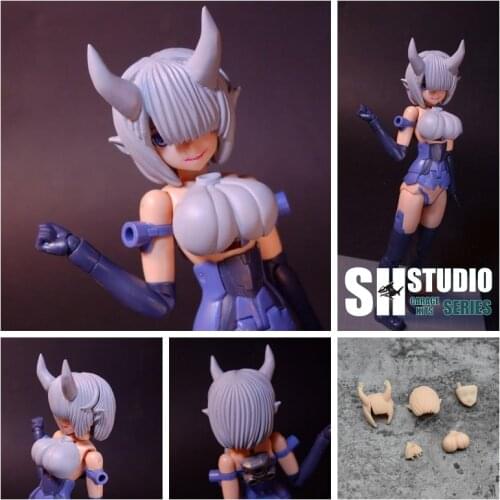 SH Studio upgrade parts of Devil Hairstyle set for 1/12 scale mobile suit girl