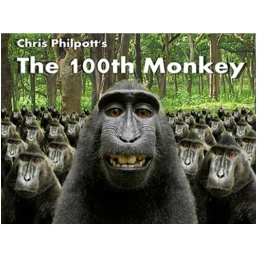 Hundredth Monkey by Chris Philpott (DVD+Gimmick) - Magic Tricks,Mentalism Magic Props Illusions Close up Stage MagicianClose up