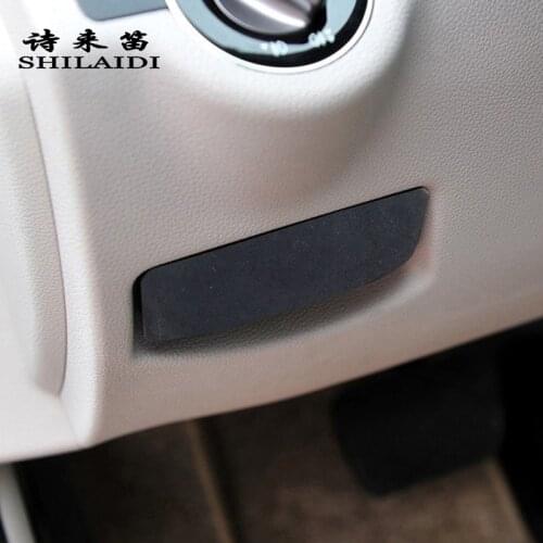 Car styling Suede leather for Mercedes Benz C E class W212 W204 GLK X204 The foot brake release switch Buttons Covers Stickers
