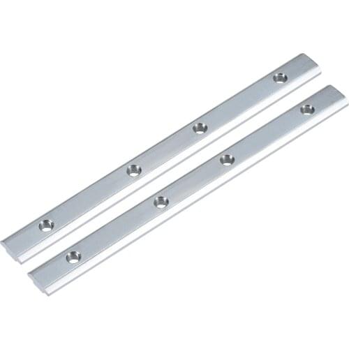 Uxcell Straight Connector, 7" Bracket for 3030s T Slot 8mm Aluminum Profile, 2 Pcs