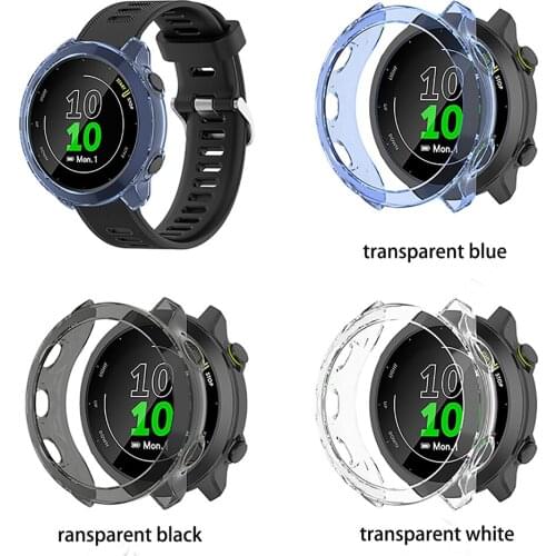Protective Shell TPU Hollow Half-inclusive Universal Protective Cover Shell for Garmin Forerunner 55/158
