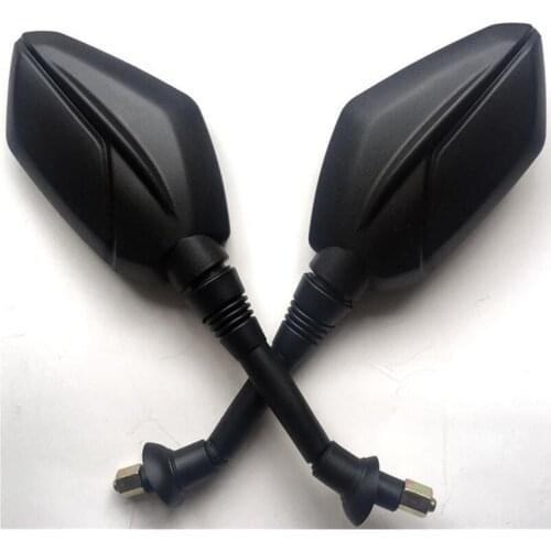 8mm 10mm balck motorcycle mirrors electric vehicle e-bike rearview mirror universal scooter parts backup mirror for Yadea Aima