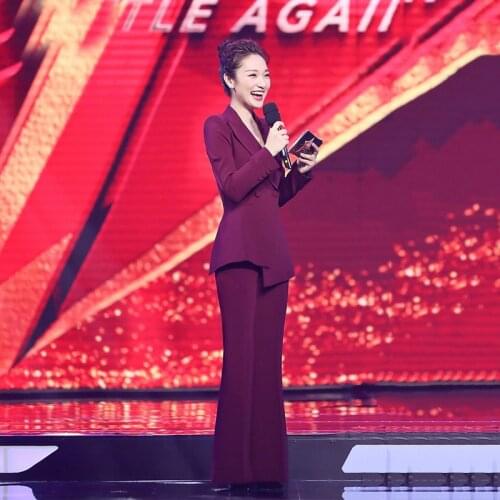 Womens suit fashion suit jacket autumn womens pants suit business interview work clothes office party women