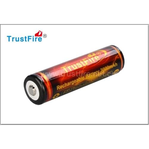 1pcs 100% original TrustFire 3000mAh 3.7V 18650 Li-ion Rechargeable Battery With protection board for LED Flashlight Torch