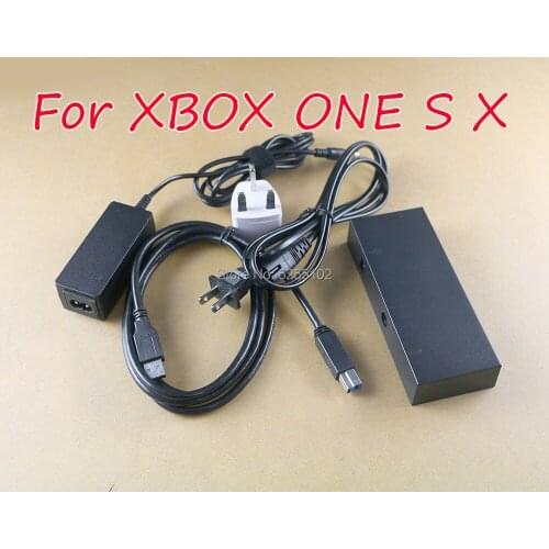 1PC Kinect Adapter for Xbox One S X for XBOXONE Kinect 3.0 Adaptor+ US EU UK Plug USB AC Adapter Power Supply