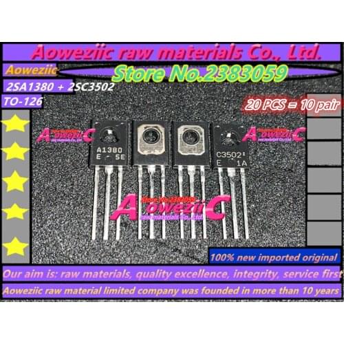 Aoweziic 100% new imported original 2SC3502 2SA1380 2SC3502 A1380 C3502 TO-126 E transistor