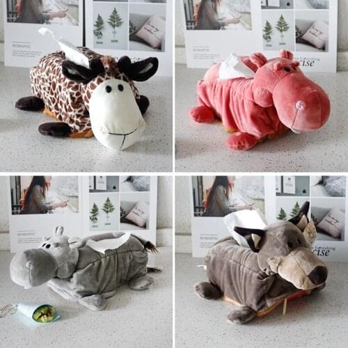 Paper box 35cm plush doll Forest animals