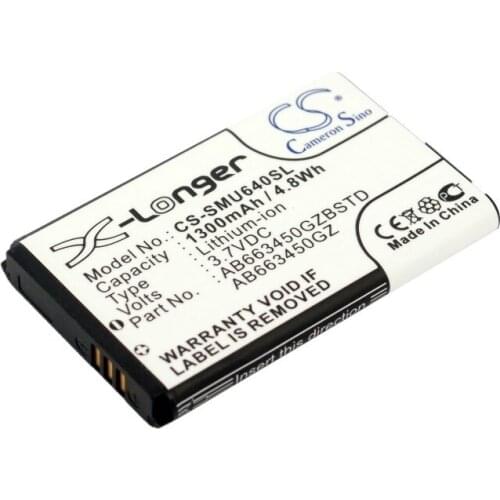 Cameron Sino Mobile SmartPhone Replacement Li-ion Battery 1300mAh For Vodafone Convoy 3, SCH-U680, Free Tools