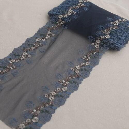 2yards Lace Fabric Exquisite Flower Embroidery Lace Trim for Sewing Craft Materials Clothing Accessories Lace C145