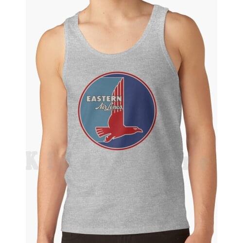 Eastern Vintage Logo - Defunct Logo tank tops vest sleeveless Boeing Airbus Mcdonnell Douglas Klm Qantas Travel Freight