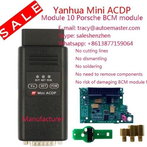 Mini ACDP Key Programmer for New Porsche 2010-2018 with BCM module Add key all-key-lost no need solder