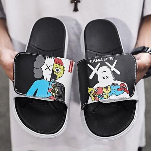 2021 Summer Men Slippers Indoor Thick Bottom Antiskid Home Couples Casual Sandals Fashion Tide Beach Flip Flops Man Sandals