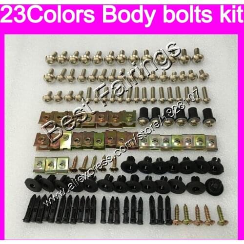 Fairing bolts full screw kit For KAWASAKI Bodys ER-6N 09-11 ER6N ER 6N ER 6 N 09 10 11 2009 2010 2011 Complete Body screws Nuts