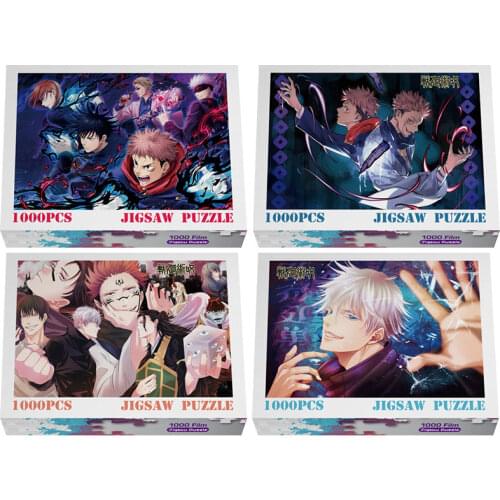 Puzzle 300,500,1000 Pieces Anime Wooden Puzzle Games Child Jigsaw Puzzle Montessori Educational Wooden Toys