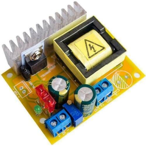 Adjustable ZVS Capacitor High Voltage Boost Converter Board DC-DC DC 8-32V to 45~390V DC 8-32V to 45V-390V Step Up Boost Module
