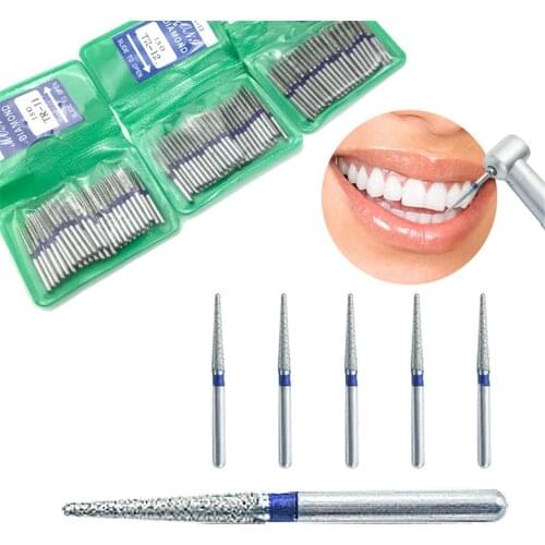 TR SERIES Dental Diamond FG High Speed Burs for polishing Dentist Supplies