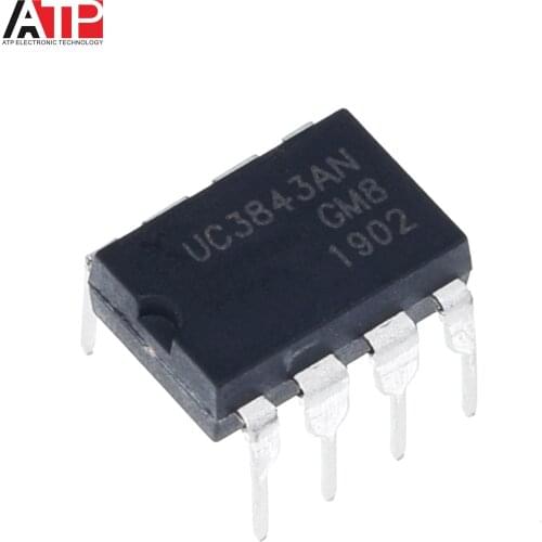 UC3843 DIP8 10pcs/lot UC3843B UC3843BN UC3843AN 3843 DIP8 PWM Switching Power Converter