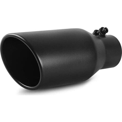 Universal 1 PC Car Stainless Steel Universal Exhaust System Muffler Tip End pipe Car Exhaust Tip