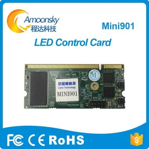 High quality linsn mini901 high refresh compatible with linsn rv 801 901 full color led receiving card