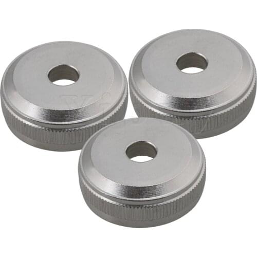 Yibuy 21.8x8mm Trumpet Key Button Piston Valve Cap Screw Copper Accessories Part Pack of 3