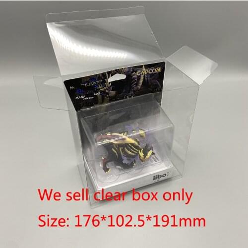 PET protective box For Monster Hunter Rise amiibo special transparent display box storage box collection box