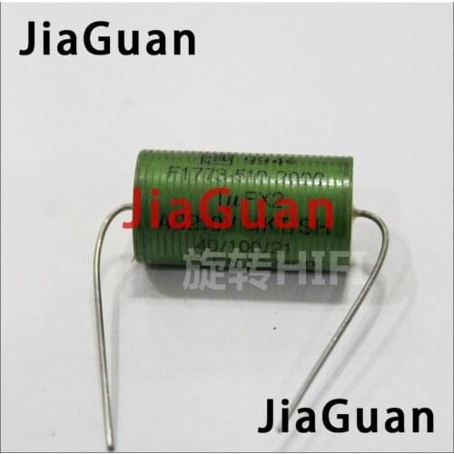 10PCS NEW GERMANY VISHAY ERO F1773 1UF 250VAC 16X30MM axial film capacitor 105/250VAC HiFi audio Green MKT 250VAC 1UF