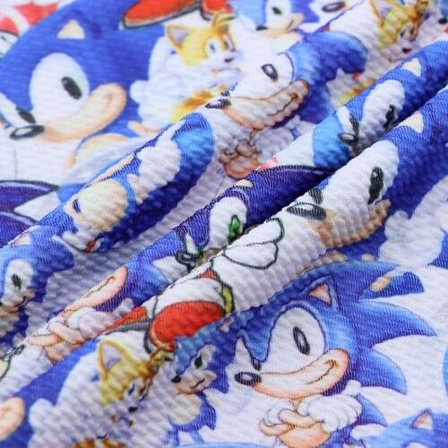 50*145cm Cartoon Bullet Textured Liverpool Fabric Patchwork Pattern Tissue Sewing Quilting Fabrics Needlework DIY Handmade