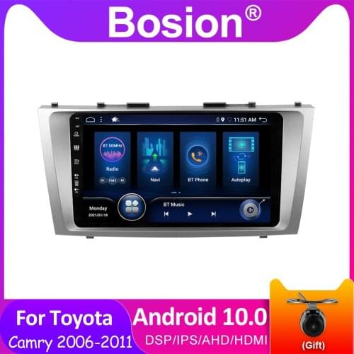 Bosion Android 10 Car DVD Multimedia Player For Toyota Camry 2006-2011 GPS Navigation IPS DSP 4GB+64GB Car Radios 2 din