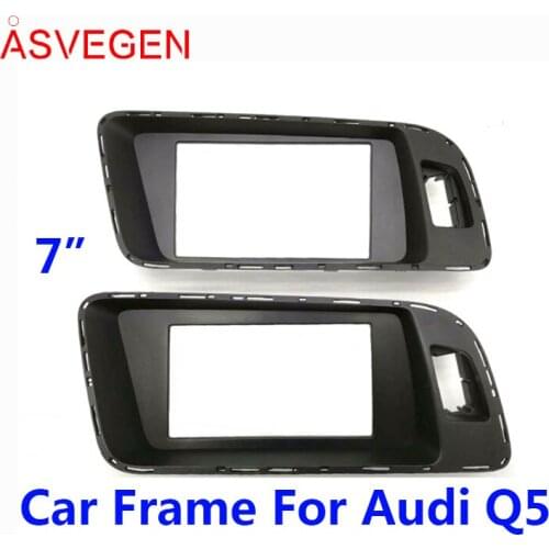 Car Fascia Frame For AUDI Q5 Car dvd Fascias Frame Audio Fitting Adaptor Facia Panel Dashboard