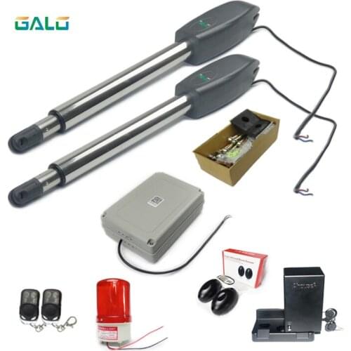 Wireless Remote Control Heavy Duty Automatic Double Swing Driveway Gate Openers & Closers