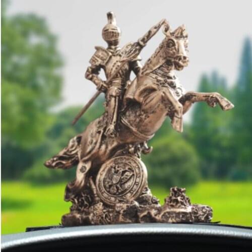 Ancient Greek mythology warriors Spartan armor warriors creative car high-grade male central console security decoration