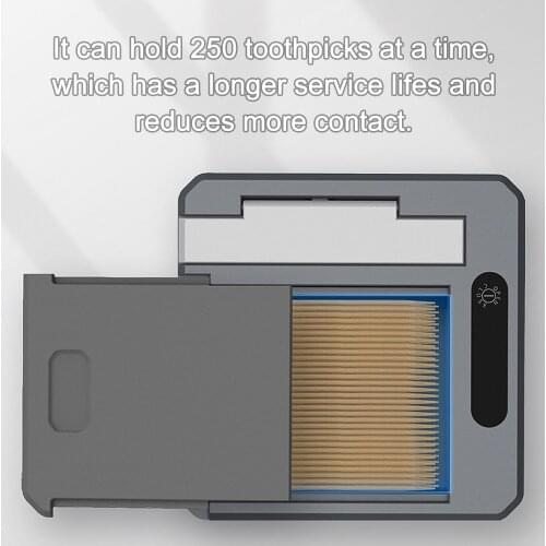 Intelligent Toothpick Box Automatic Toothpick Machine Household Restaurant Hotel Automatic Pop-Up Toothpicks Storage Box