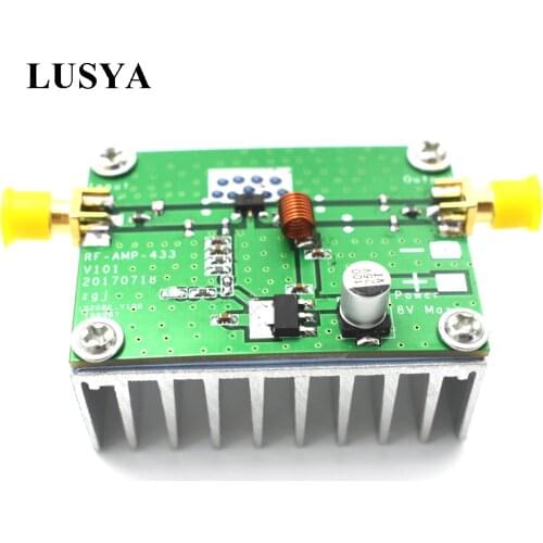 Lusya 400-460MHz 433MHz 8W Power Amplifier Board RF HF High Frequency Amplifiers Digital Power Amplificador G9-004