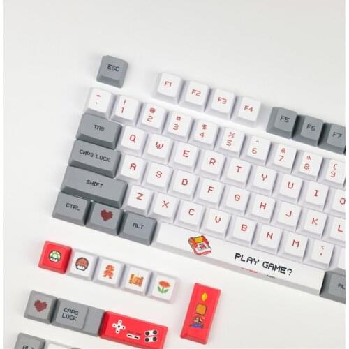 119keys PBT thermal sublimation keyscap OEM high mechanical keyboard keys small full set Cherry Kaihua G axis