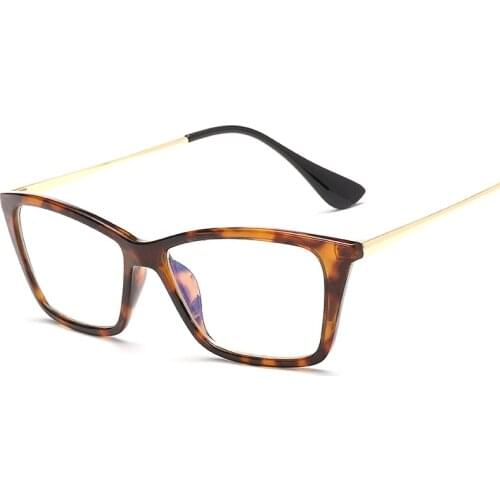Laura Fairy Fashion Brand Women Men Eyeglasses High Grade Rectangle Shape Glasses Patchwork Optical Frame