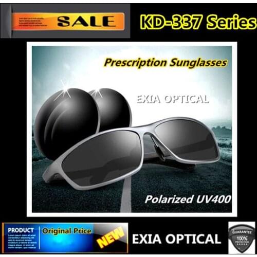 Men Sunglasses Polarized Optical Lenses Aluminum-magnesium Alloy Frame Fashion Sun Glasses EXIA OPTICAL KD-337