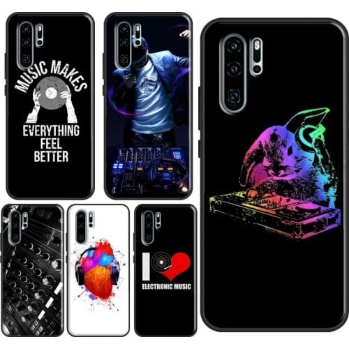DJ Mixer Music Case For Huawei P30 Lite P40 P20 Pro Mate 20 Lite Honor 20 9 8 X 10i P Smart Z Nova 5T