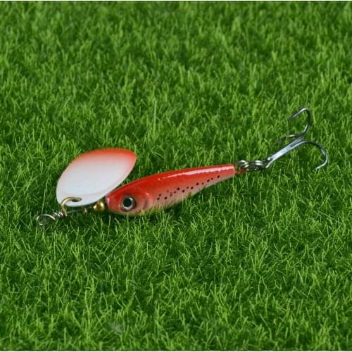New Arrival 1PCS 12g/16g/22g Metal VIB Fishing Lure Spinner Sinking Rotating Spoon Pin Crankbait Sequins Baits Fishing Tackle
