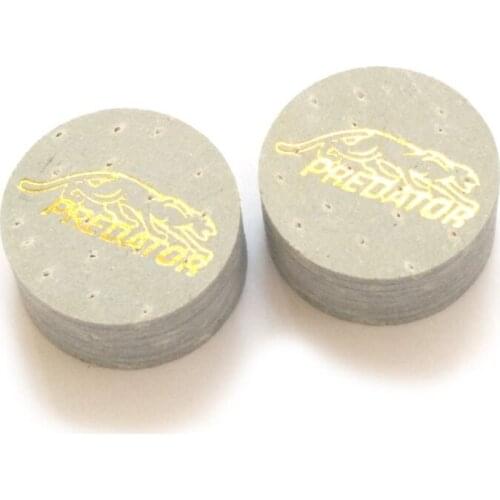 Xmlivet New 3pcs/lot 14mm White with black color Billiard cue tips M 9 Layered Leather pigskin Cues Tips Billiards accessories