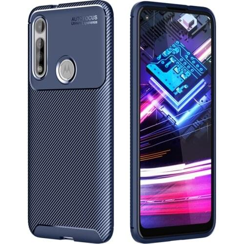 Ultra Slim Carbon Fiber Shockproof Phone Case for MOTO G Fast Frosted Concise Anti-Scratch Protective Rubber Case