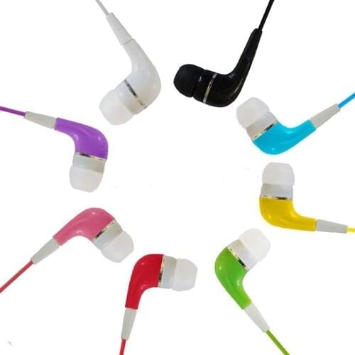 LXH Stereo In-Ear Earphone With Built-in Microphone 3.5mm Wired Earphone Smartphone Earphone Bass noise reduction Game earplug