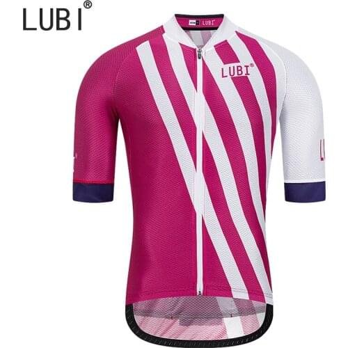 2021 LUBI Pro Men Cycling Jerseys 2 Colors Summer Bike Shirt Breathable Sportswear MTB Bicycle Clothes Clothing Ropa Maillot