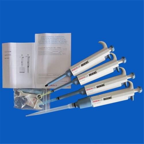 50-200ul Single Channel Manual Adjustable micropipette Toppette Pipette Continuous Number Lab Supplies