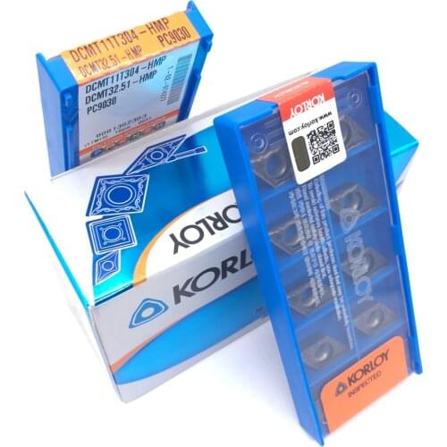 50PCS DCMT11T304 HMP PC9030 Turning inserts Internal Turning tool for stainless steel SDJCR/SDUCR/SDNCN high quality Tool holder