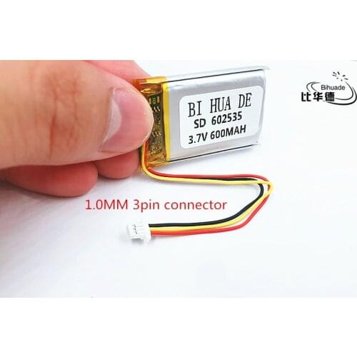 Li-po lithium polymer core MODEL 582535 602535 Li-Polymer 3.7v 600mah 1.7wh tachograph common rechargeable batteries