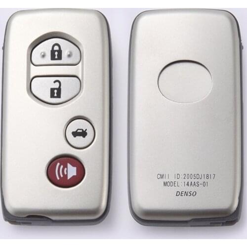 Car Keyless Smart Remote Key for Toyota Land cruiser Prado Camry RAV4 Pruis Car Intelligent Smart Key Board Number 0140