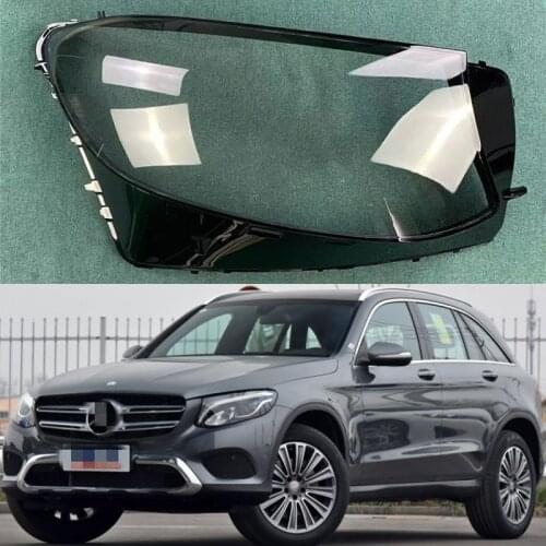 For Mercedes-Benz GLC headlight cover glc200 260 300 transparent mask W253 plexiglass lamp shell