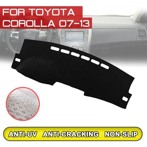 For Toyota Corolla 2007 2008 2009 2010 2011 2012 2013 Car Dashboard Mat Anti-dirty Non-slip Dash Cover Mat UV Protection Shade